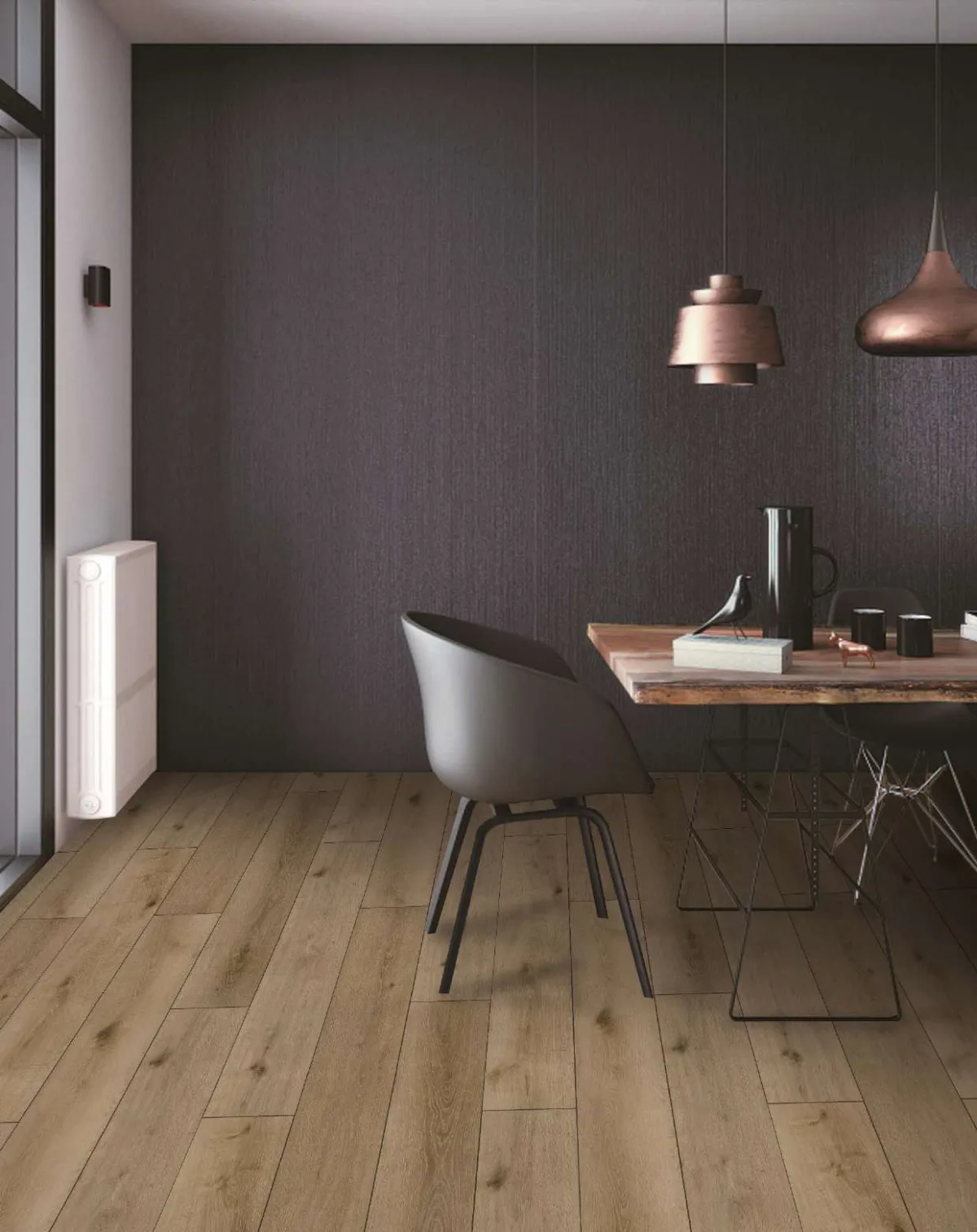 Noyer Beige 18,2×122 — Materia SPC